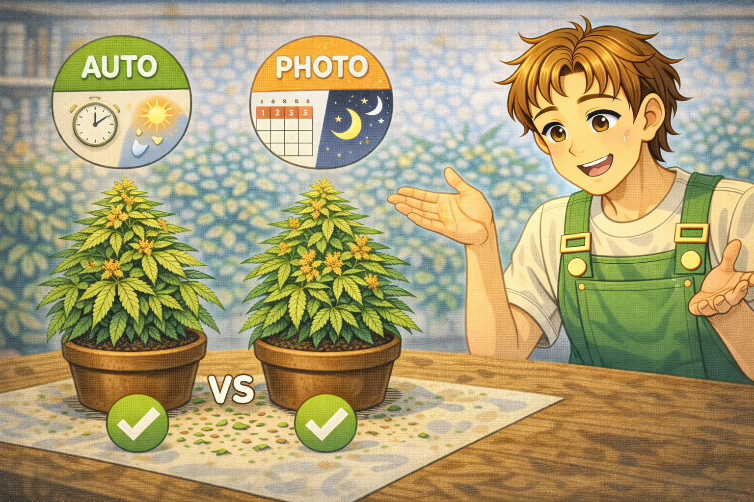 Автоцветы и фотопериодные растения